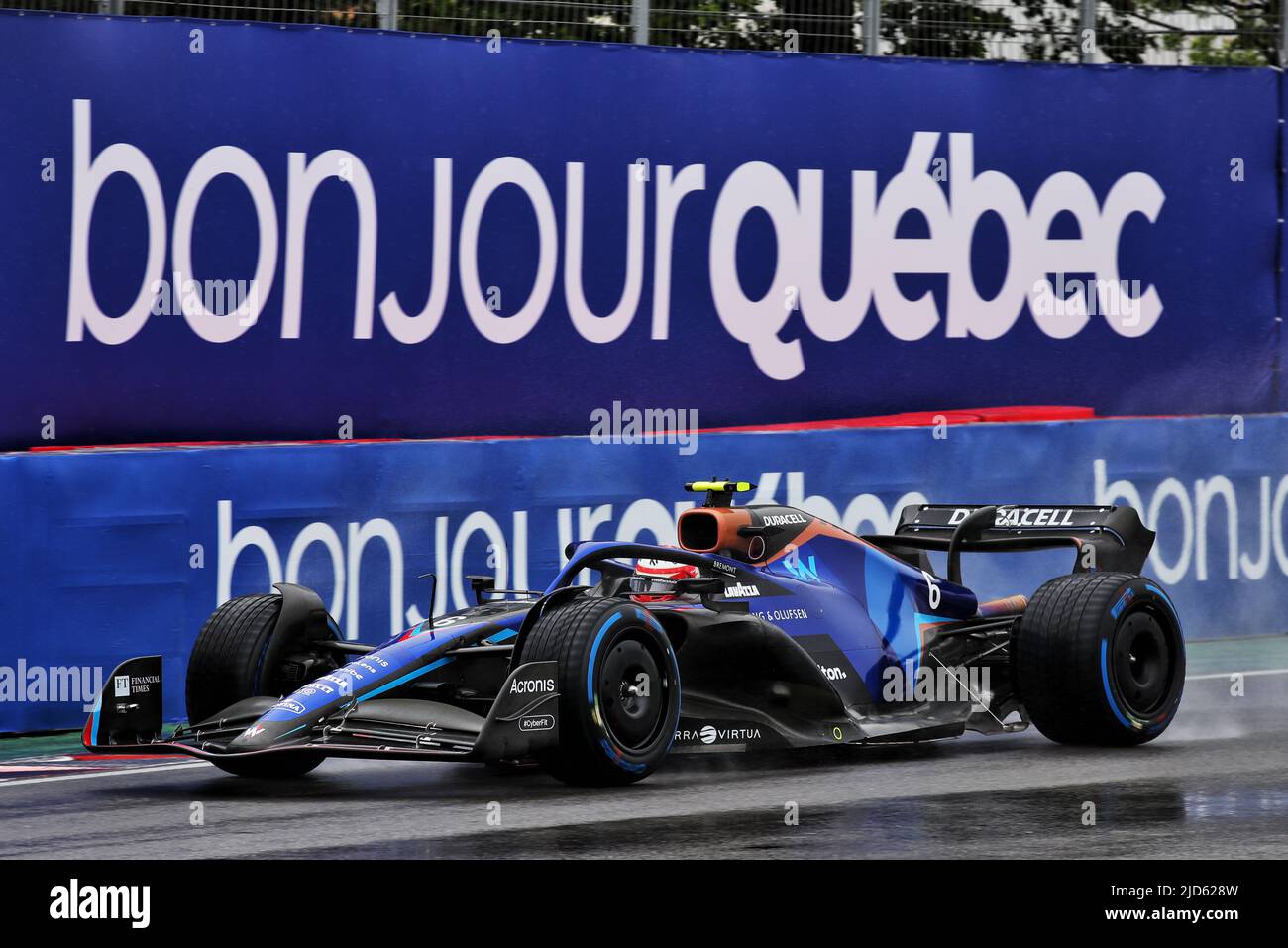Montreal, Canada. 18th June 2022. Montreal, Canada. 18th June 2022. Nicholas Latifi (CDN) Williams Racing FW44. Canadian Grand Prix, Saturday 18th June 2022