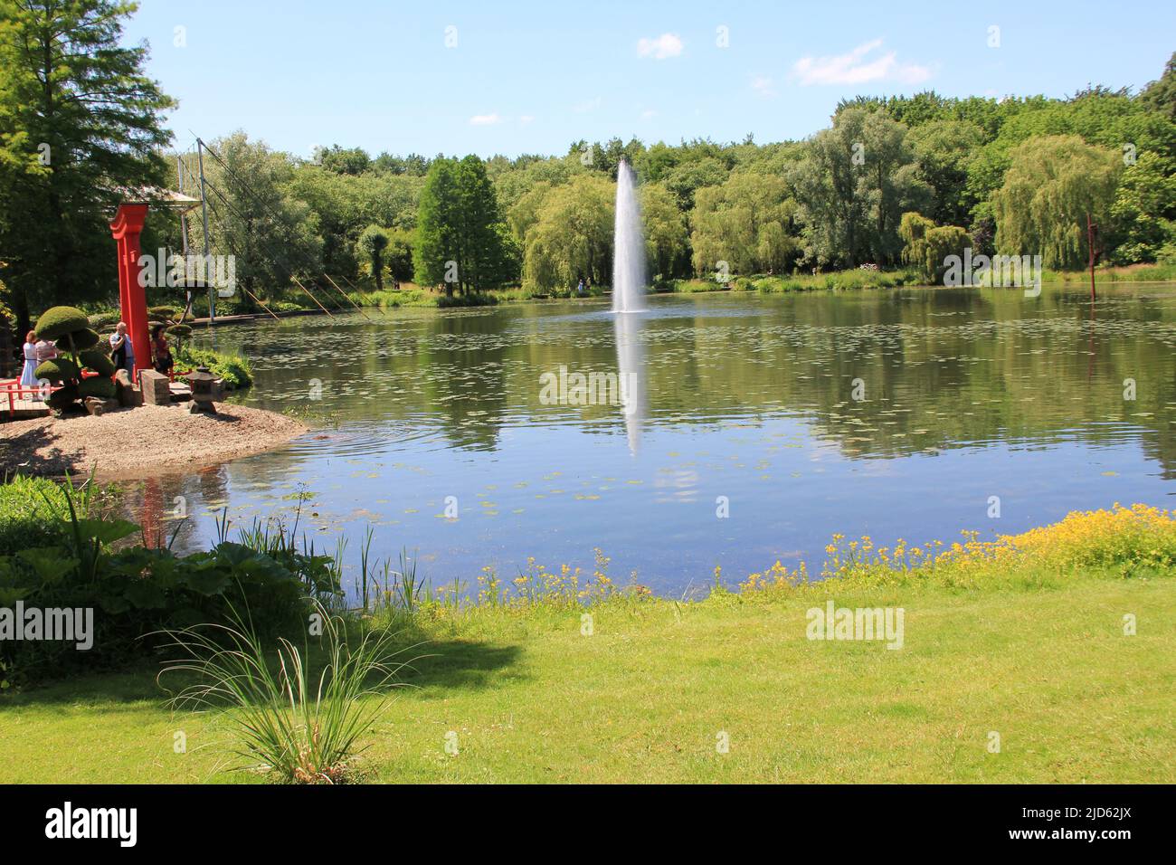Castle garden in Arcen, the Netherlands Stock Photo Alamy
