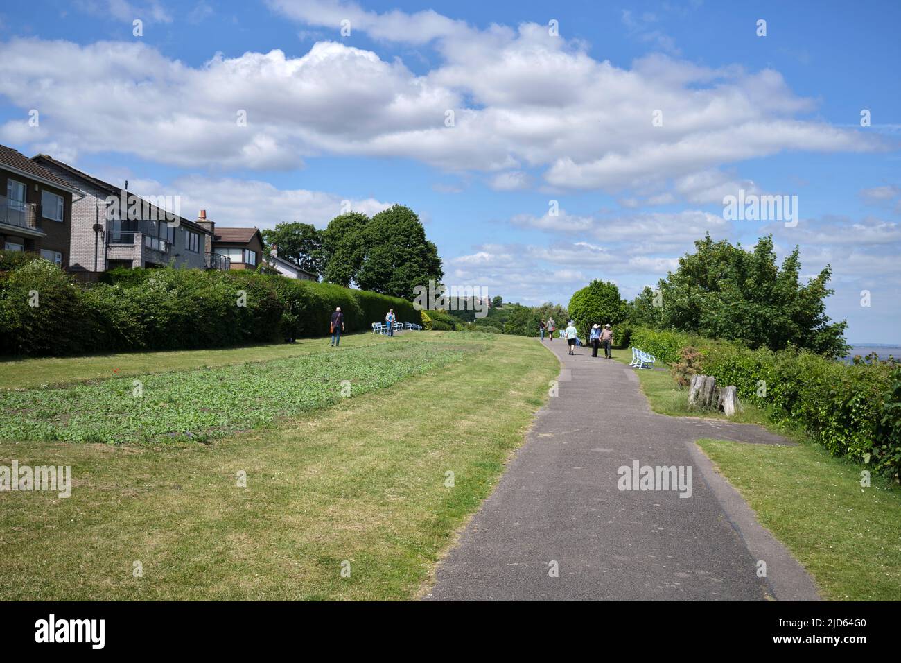 Windsor Gardens Penarth South Wales Stock Photo Alamy