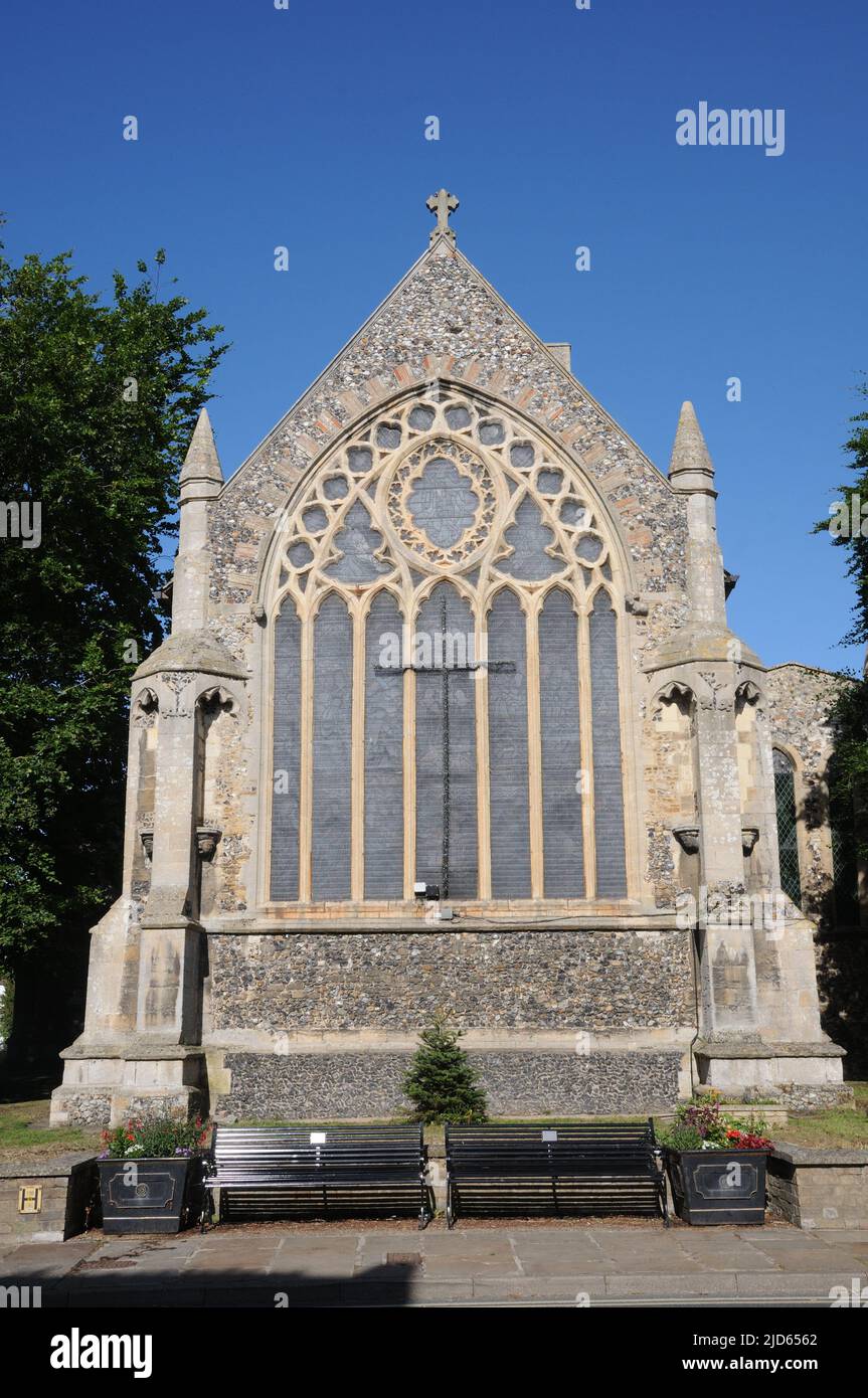 St Mary's Church, Mildenhall, Suffolk Stock Photo