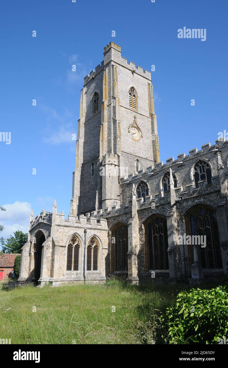 St Mary's Church, Mildenhall, Suffolk Stock Photo