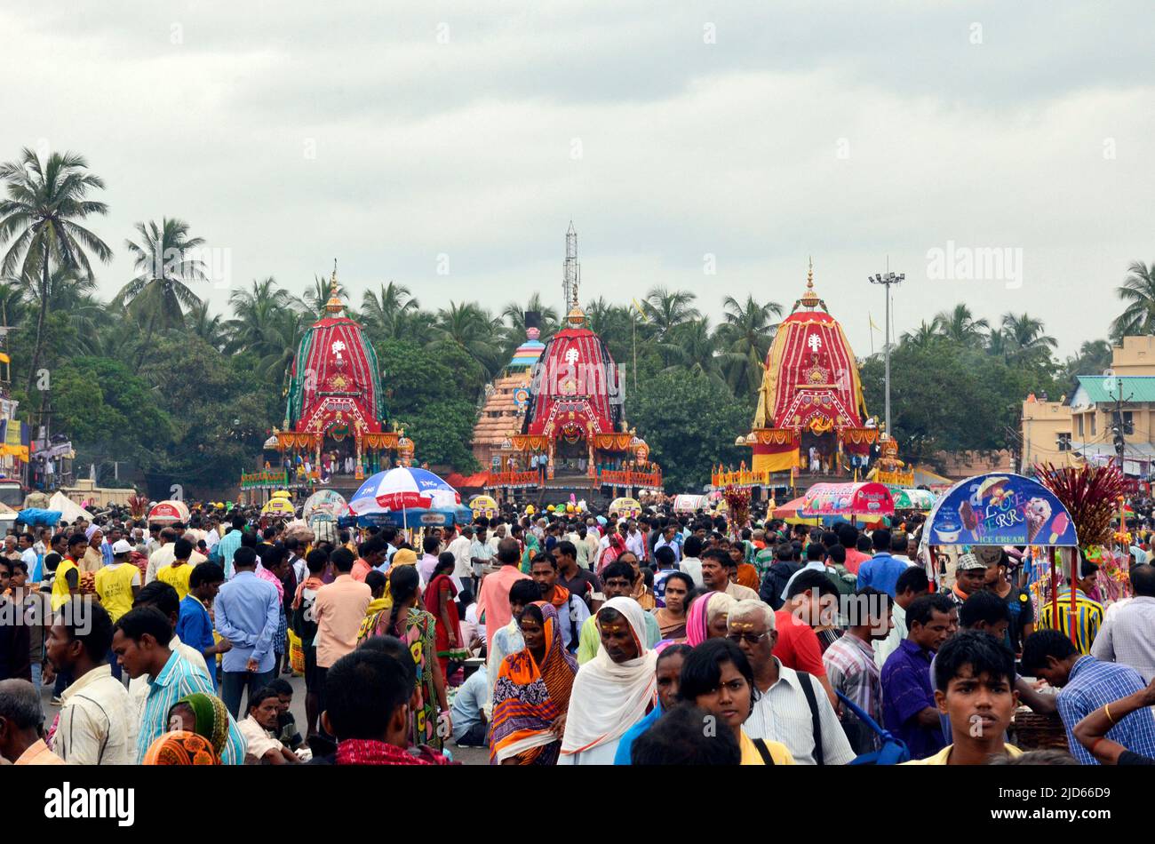 rathayatra festival puri odisha india Stock Photo