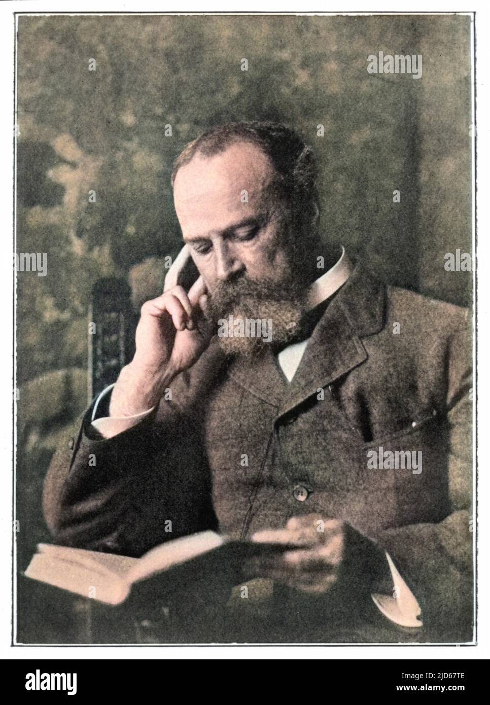 WILLIAM JAMES (1842 1910), American psychologist. Colourised version