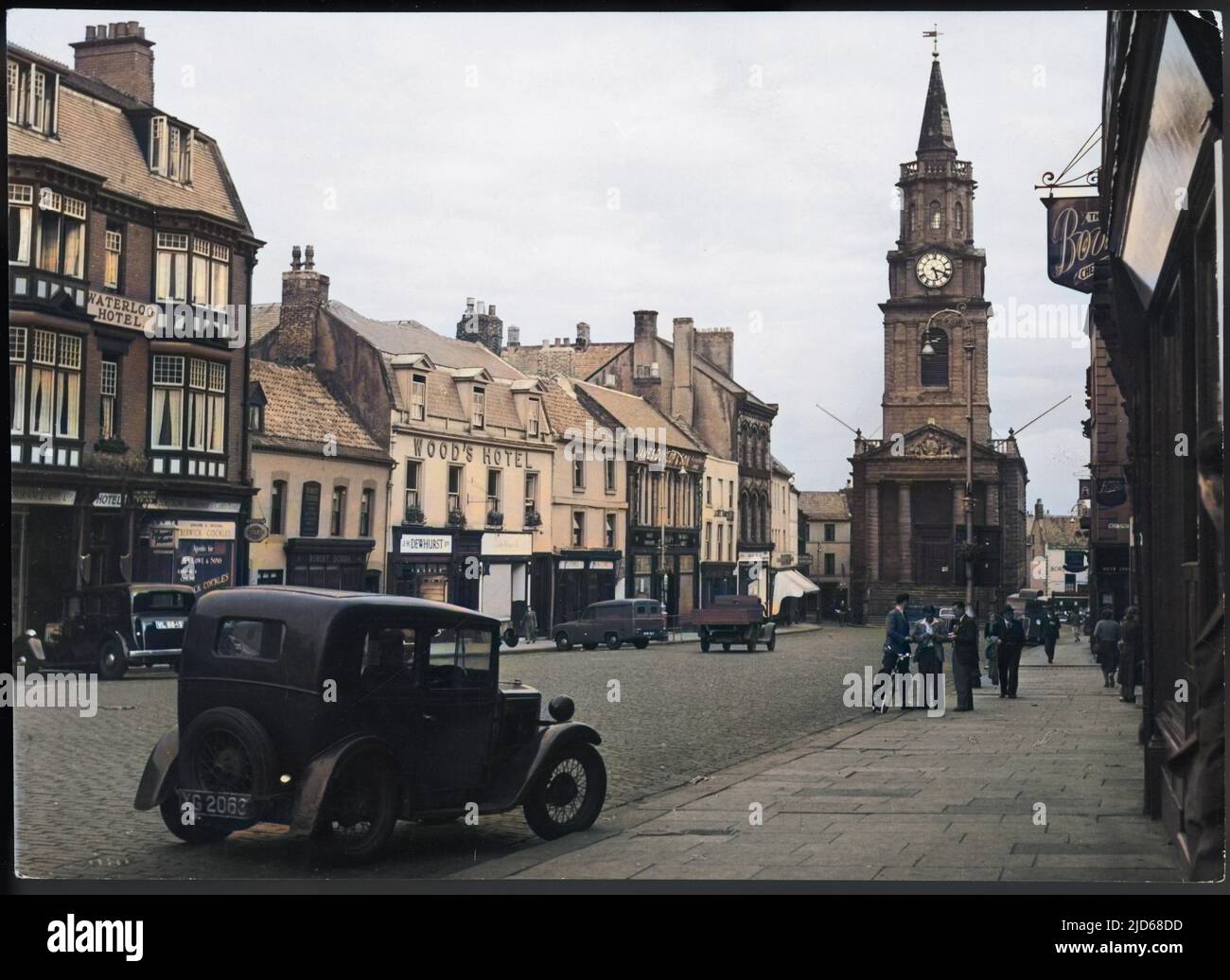 The High Street and Town Hall at BerwickuponTweed, Northumberland