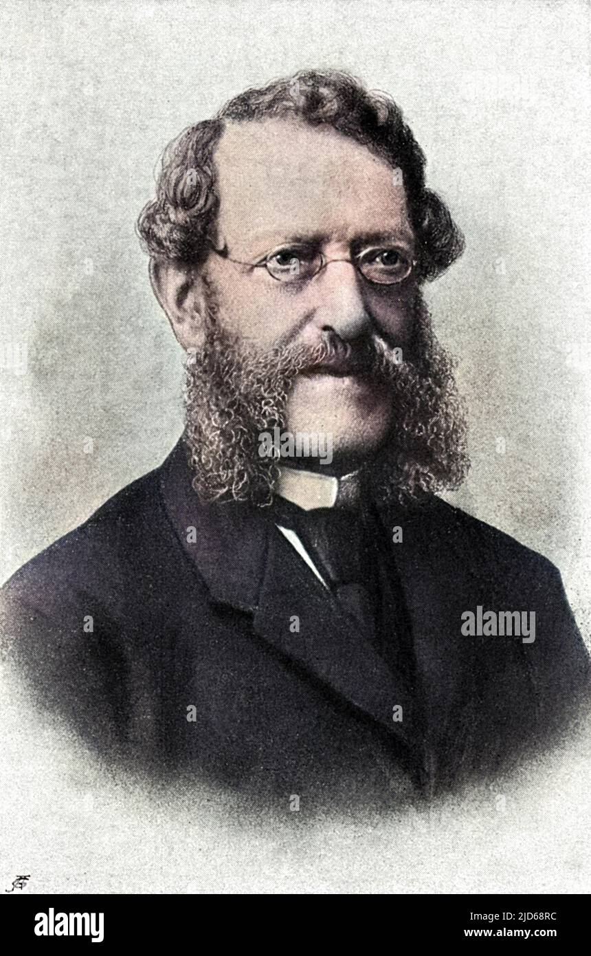 ANASTASIUS GRUN (Anton-Alexander graf von Auersperg)            Austrian writer and statesman Colourised version of : 10160066       Date: 1806 - 1876 Stock Photo