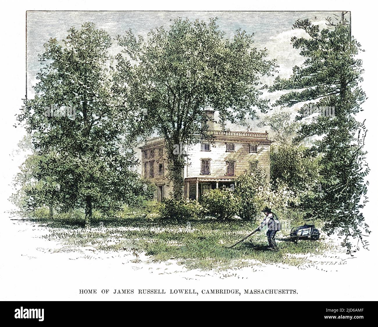 Cambridge massachusetts 1880s hi-res stock photography and images - Alamy