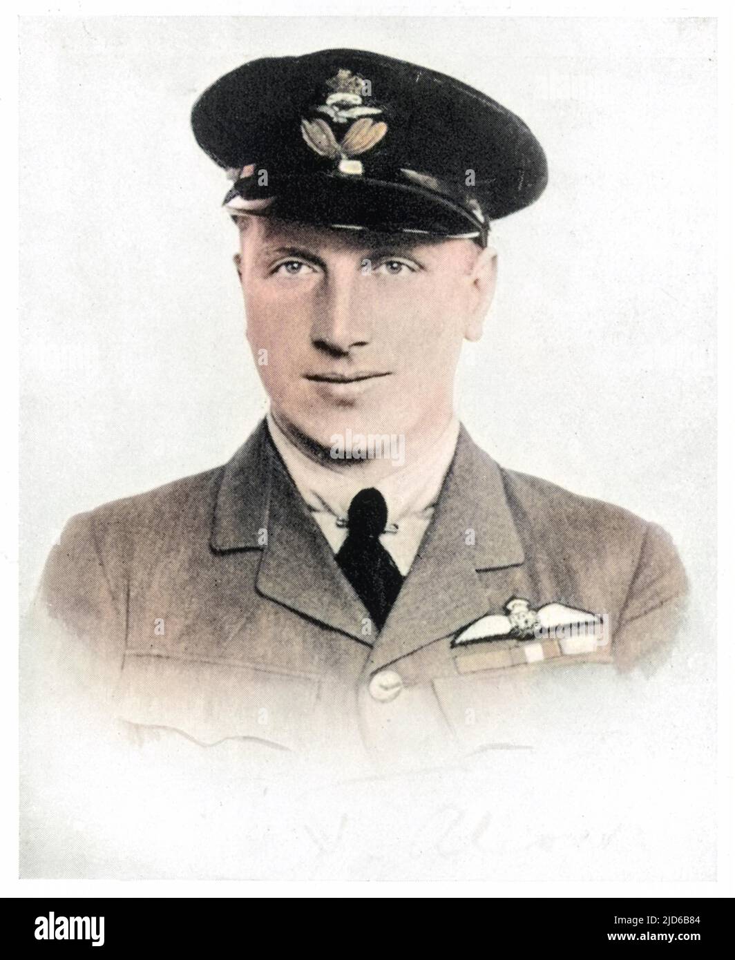 Captain in the Royal Air Force, he was the pilot of the first direct transatlantic flight in June 1919 with navigator Arthur Whitten Brown. Colourised version of : 10164932       Date: 1892 - 1919 Stock Photo