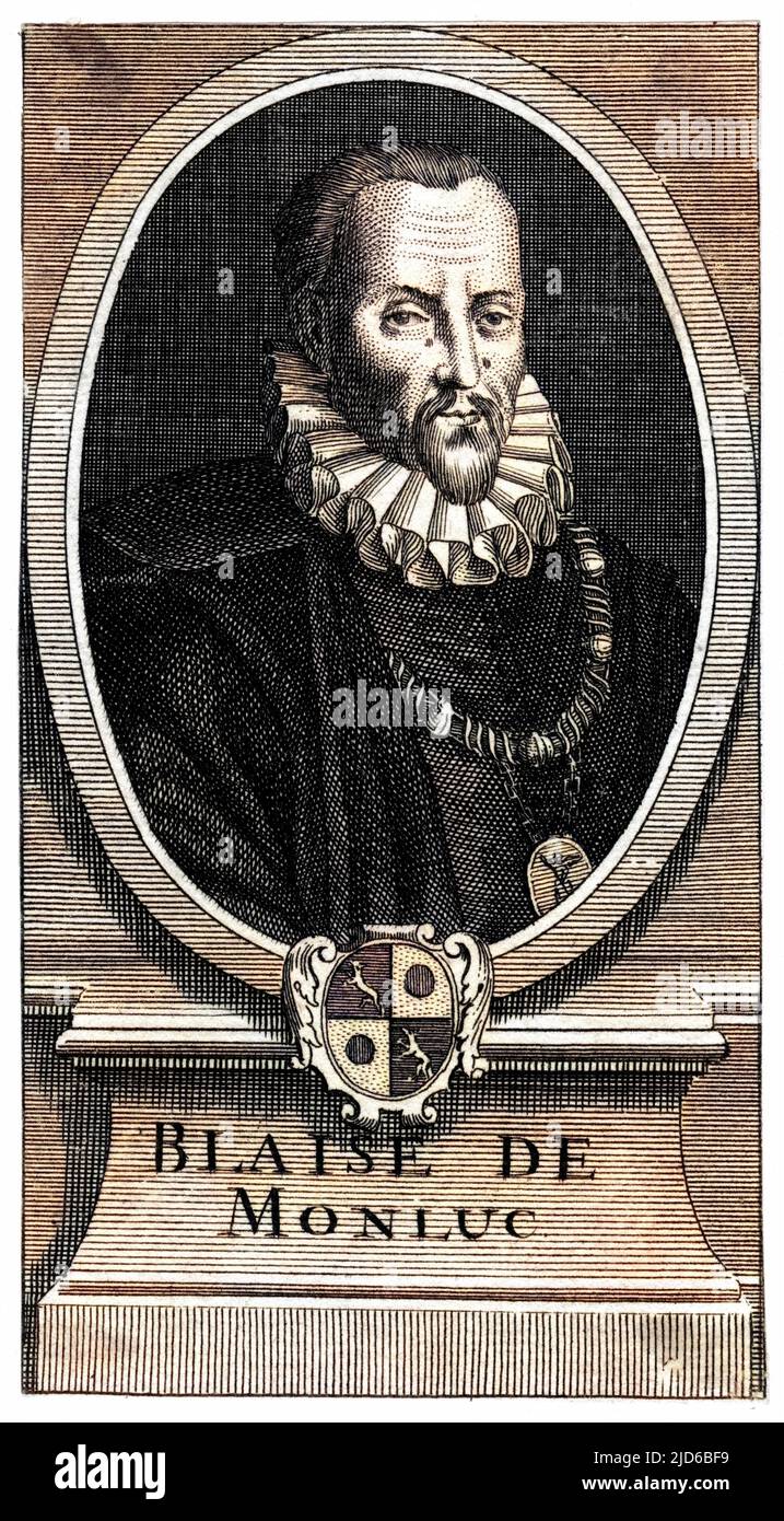 BLAISE, seigneur de MONTLUC French soldier and statesman, marechal de France Colourised version of : 10165633       Date: 1501 - 1577 Stock Photo