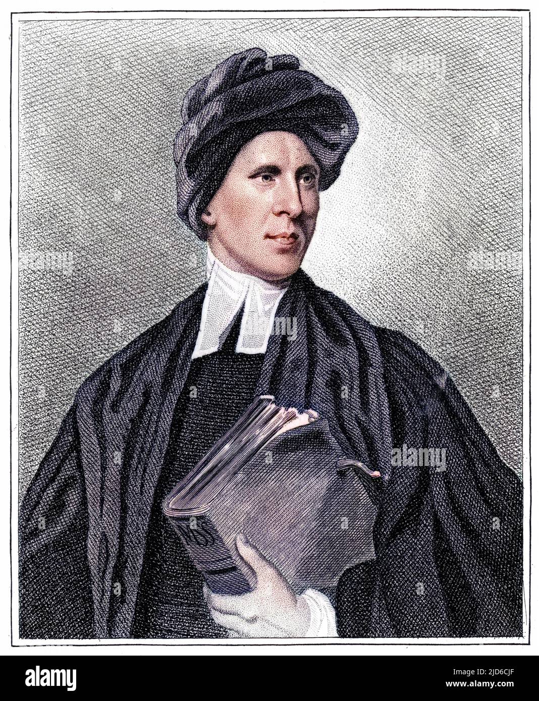 THOMAS PERCY Irish churchman, bishop of Dromore, scholar and antiquary, best known for his Reliques of Ancient English Poetry. Colourised version of : 10172414       Date: 1729 - 1811 Stock Photo