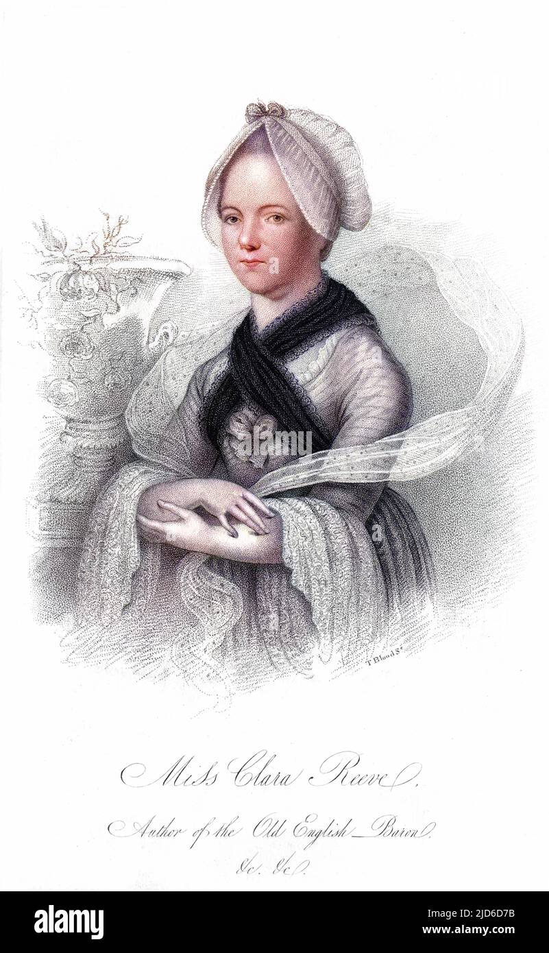 CLARA REEVE novelist whose fame rests entirely on 'The old English ...