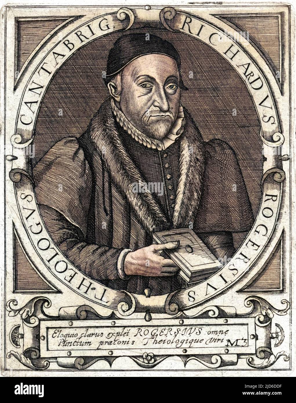 RICHARD ROGERS (1550 - 1618), Protestant churchman, theologian at Cambridge. Colourised version of : 10174441 Stock Photo