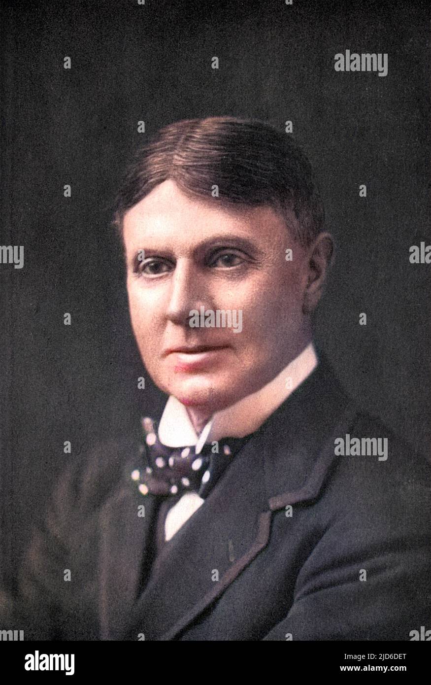 WILLIAM PETT RIDGE Writer, author of 'The second opportunity of Mr Staplehurst' and 'A breaker of laws' neither of which I have read and I don't suppose you have. Colourised version of : 10174186       Date: 1860 - 1930 Stock Photo