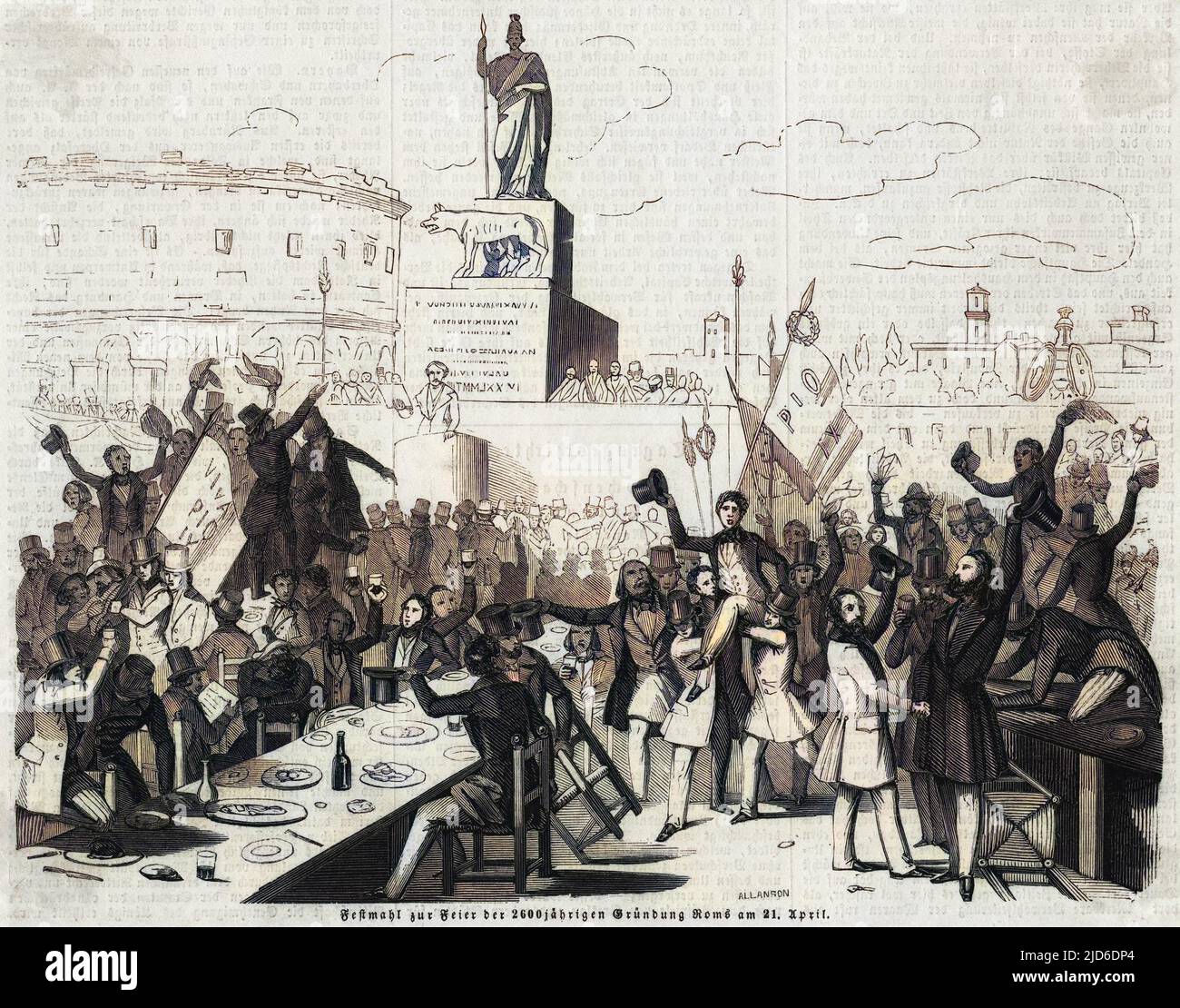 1847 rome hi-res stock photography and images - Alamy