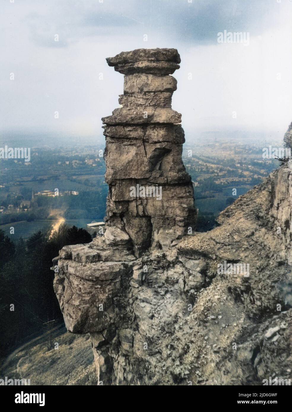 The Devil's Chimney', a distintive natural rock formation on