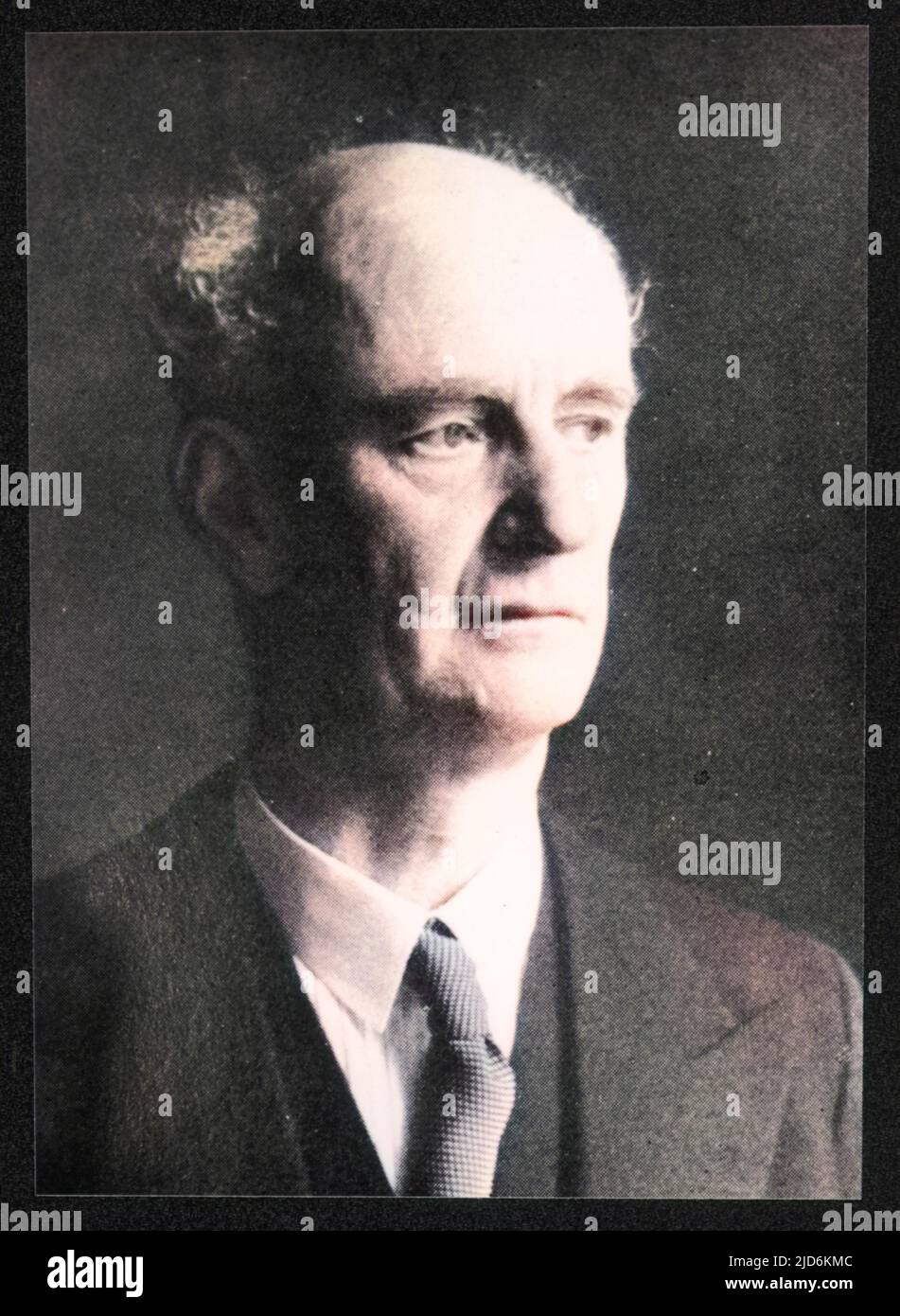 WILHELM FURTWANGLER Widely recognised as one of the great musical conductors of the twentieth century. Colourised version of: 10062949       Date: 1886 - 1954 Stock Photo