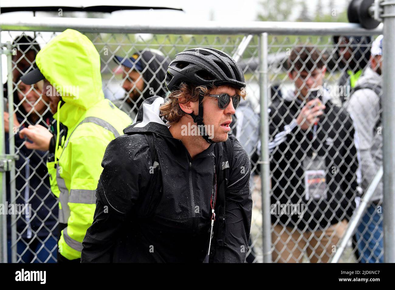 Sebastian Vettel at Circuit Gilles-Villeneuve, Montreal, 2022 Canadian GP