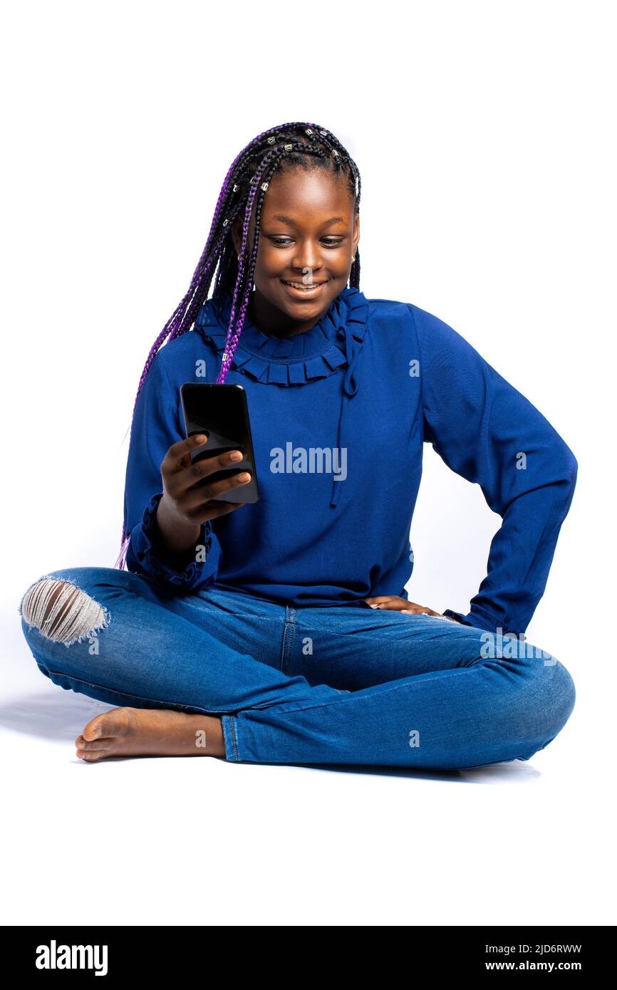 Black teenager hi-res stock photography and images - Alamy
