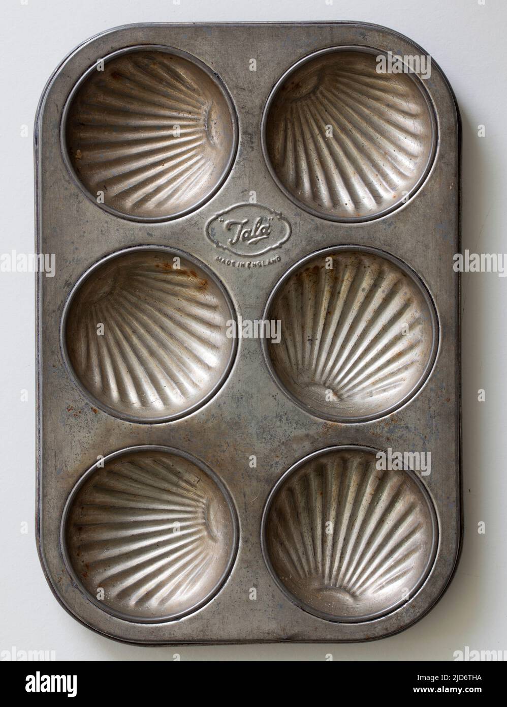 Vintage Tala Baking Tray Madeleines Stock Photo