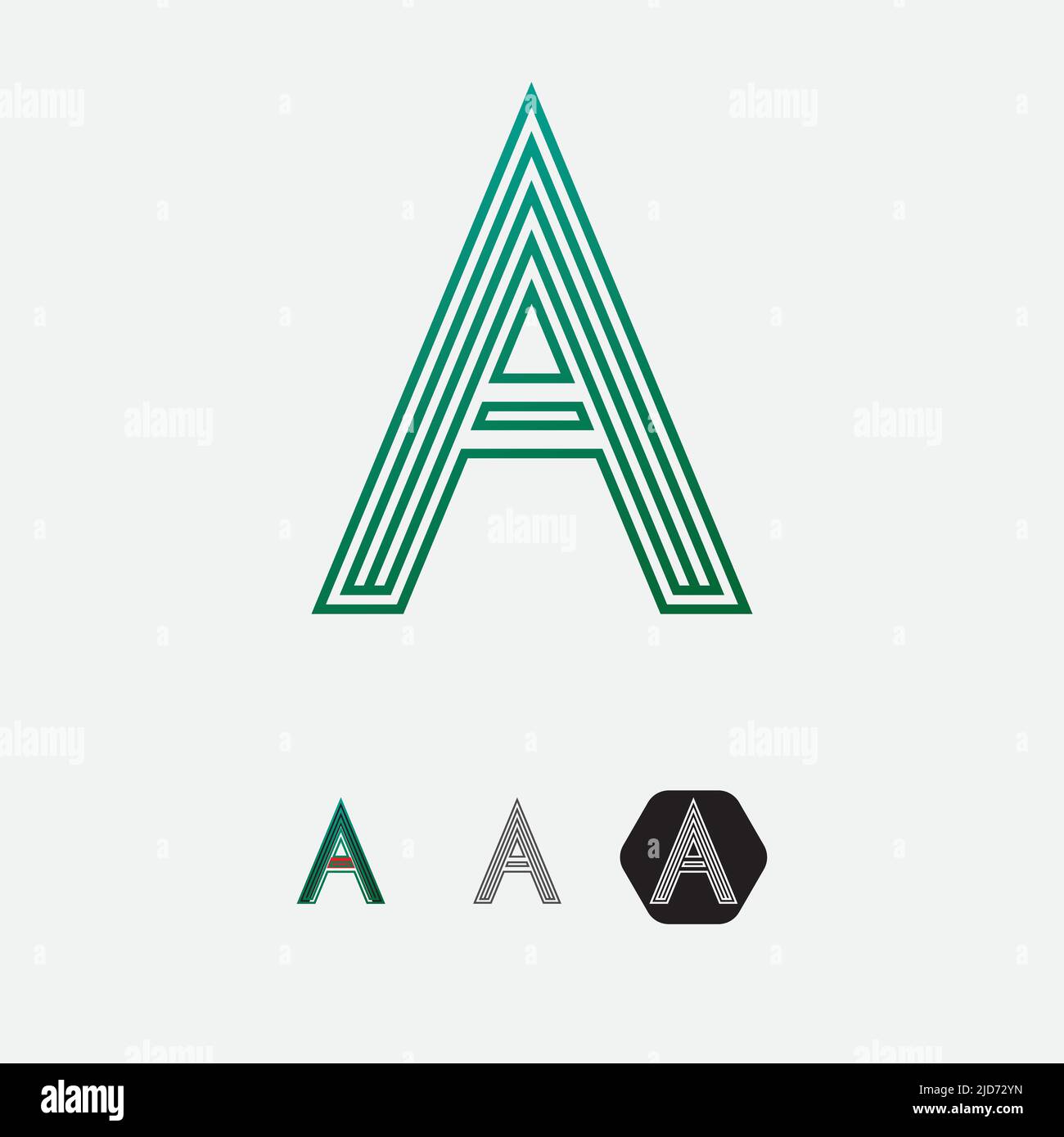 Letter A logo design vector Stock Vector Image & Art - Alamy