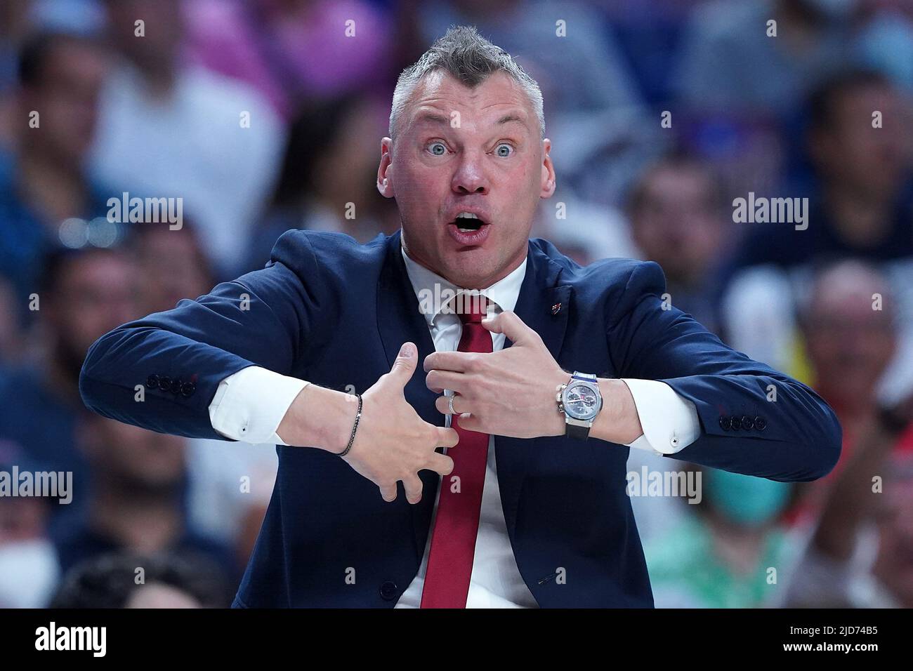 FC Barcelona's coach Sarunas Jasikevicius during Liga Endesa ACB 3rd