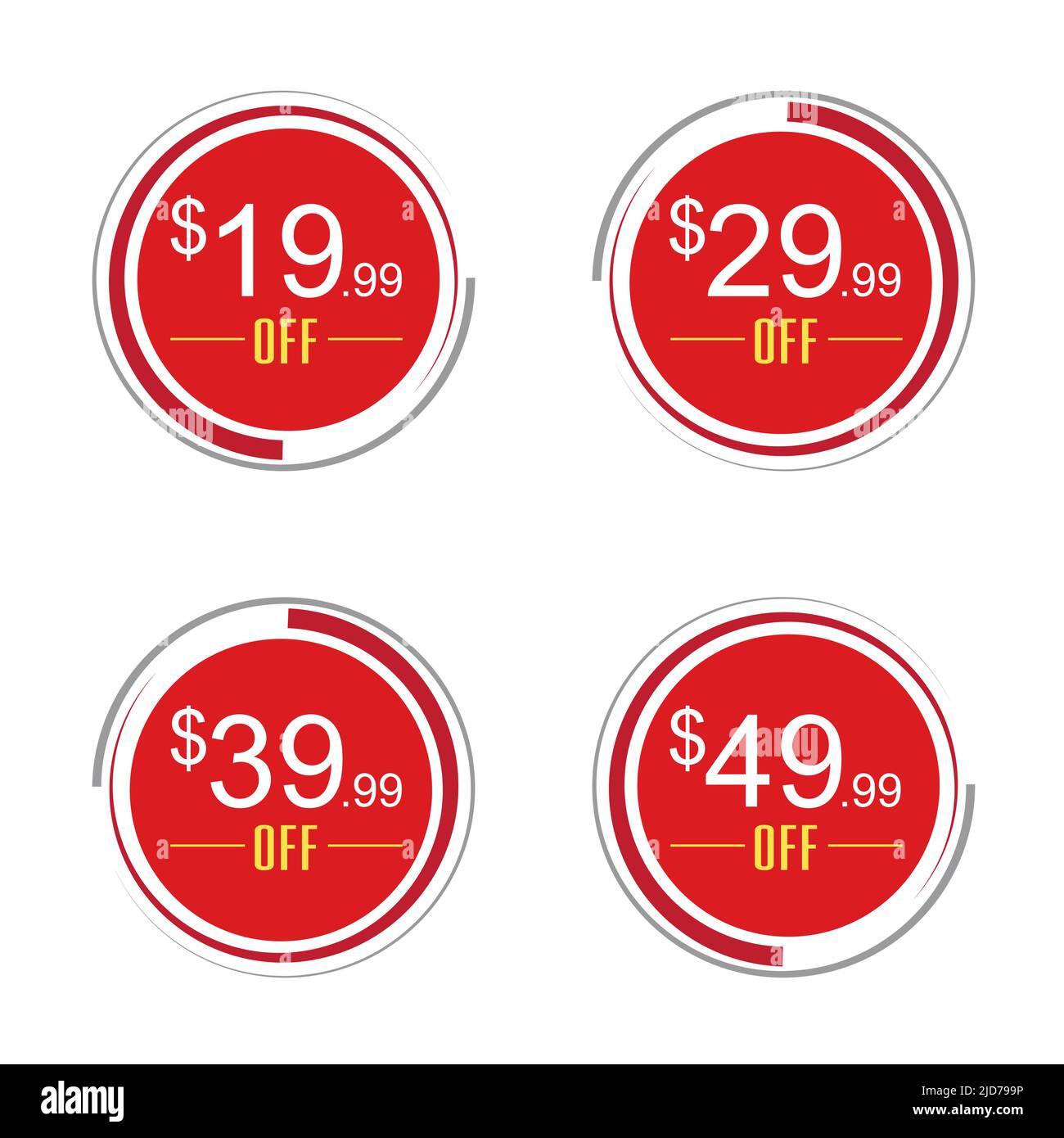 3 Dollar Only Coupon Sign Label Stock Vector (Royalty Free