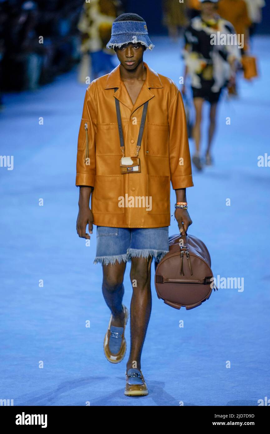 Milan, Italy. 18th June, 2022. Milan, Milan Fashion Week, men's spring summer 2023. Milan, Men's