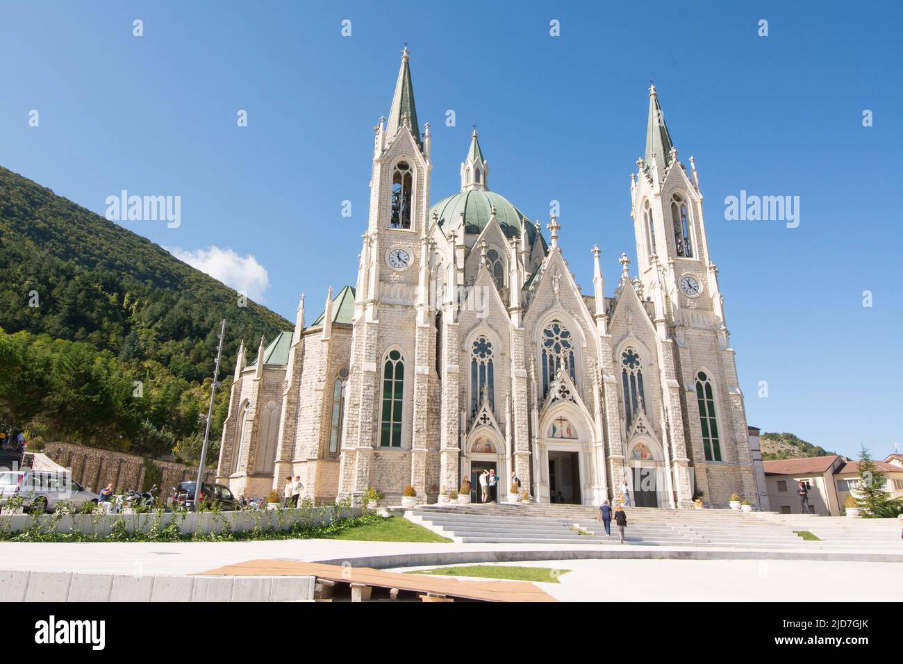 Castelpetroso, Italy September 29, 2019 Basilica santuario di Maria