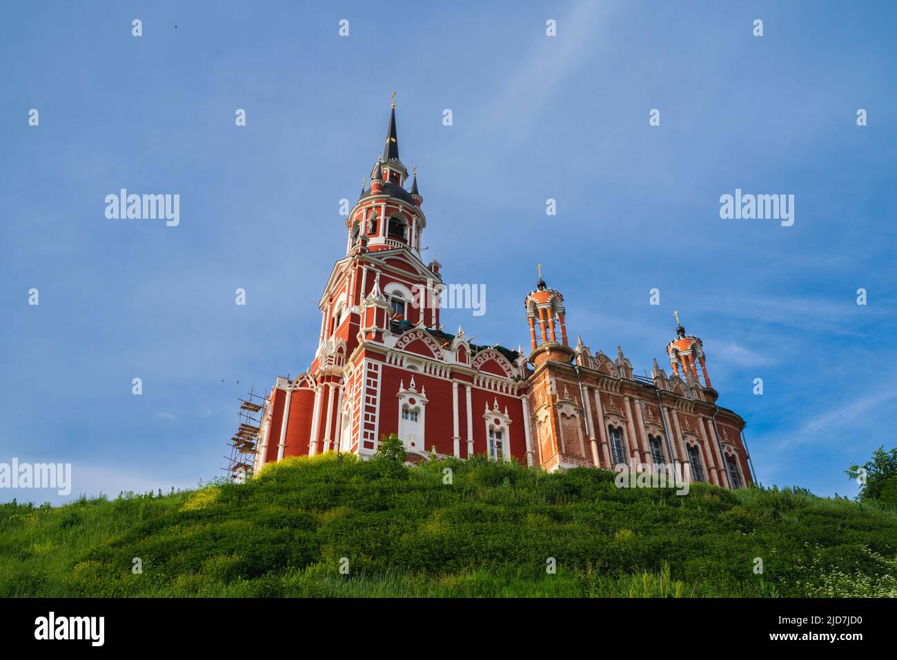Novo-Nikolsky cathedral in Mozhaysk kremlin, Moscow region, Russia. High quality photo Stock Photo