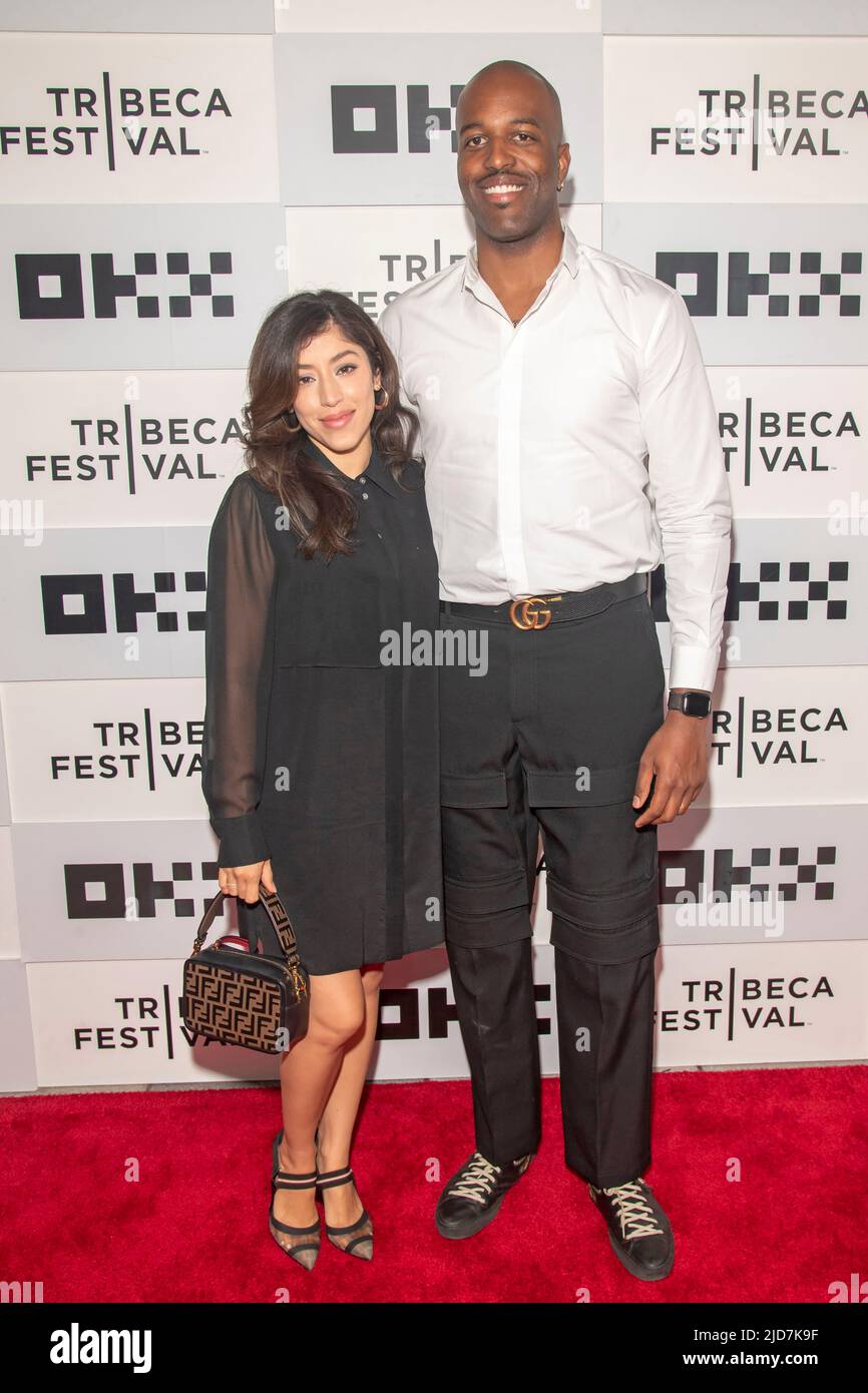 New York, USA. 18th June 2022. NEW YORK, NEW YORK - JUNE 18: Marcus Lomax attends 'Loudmouth' Premiere during 2022 Tribeca Festival at BMCC Tribeca PAC on June 18, 2022 in New York City. Credit: Ron Adar/Alamy Live News Stock Photo