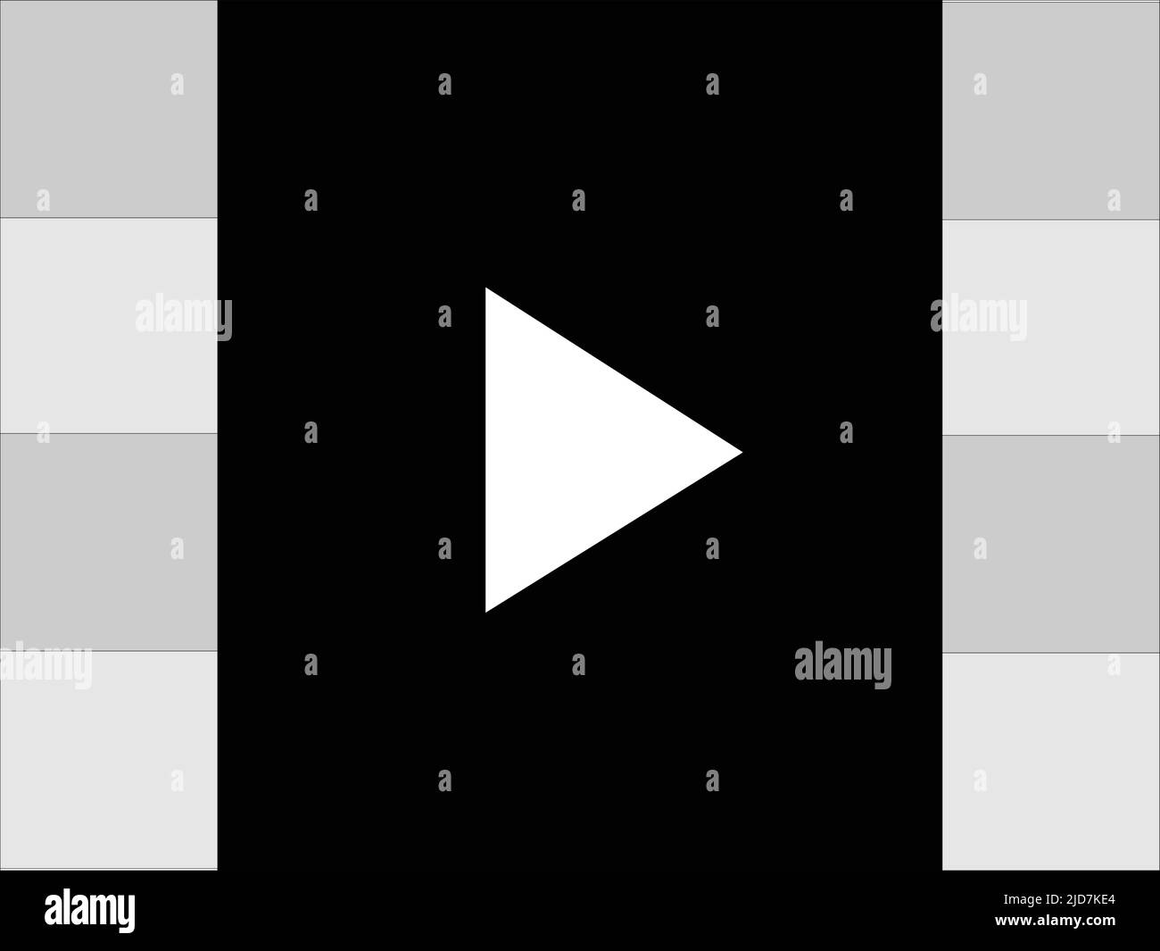 play icon vector illustration. play movie image or clip art Stock