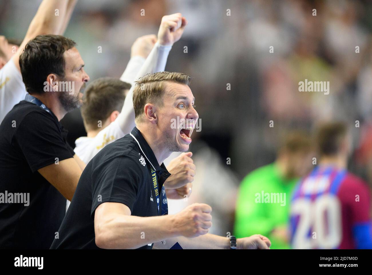 Coach Filip JICHA KI Emotional Gesture Gesture Handball Champions 