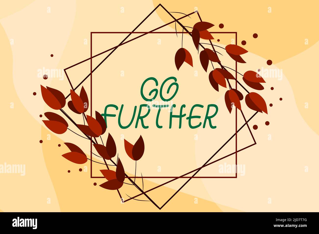 Sign displaying Go Further. Business idea To move to a greater distance ...