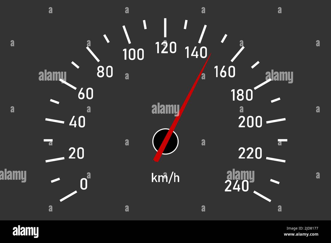 Car speedometer miles and kilometers hires stock photography and