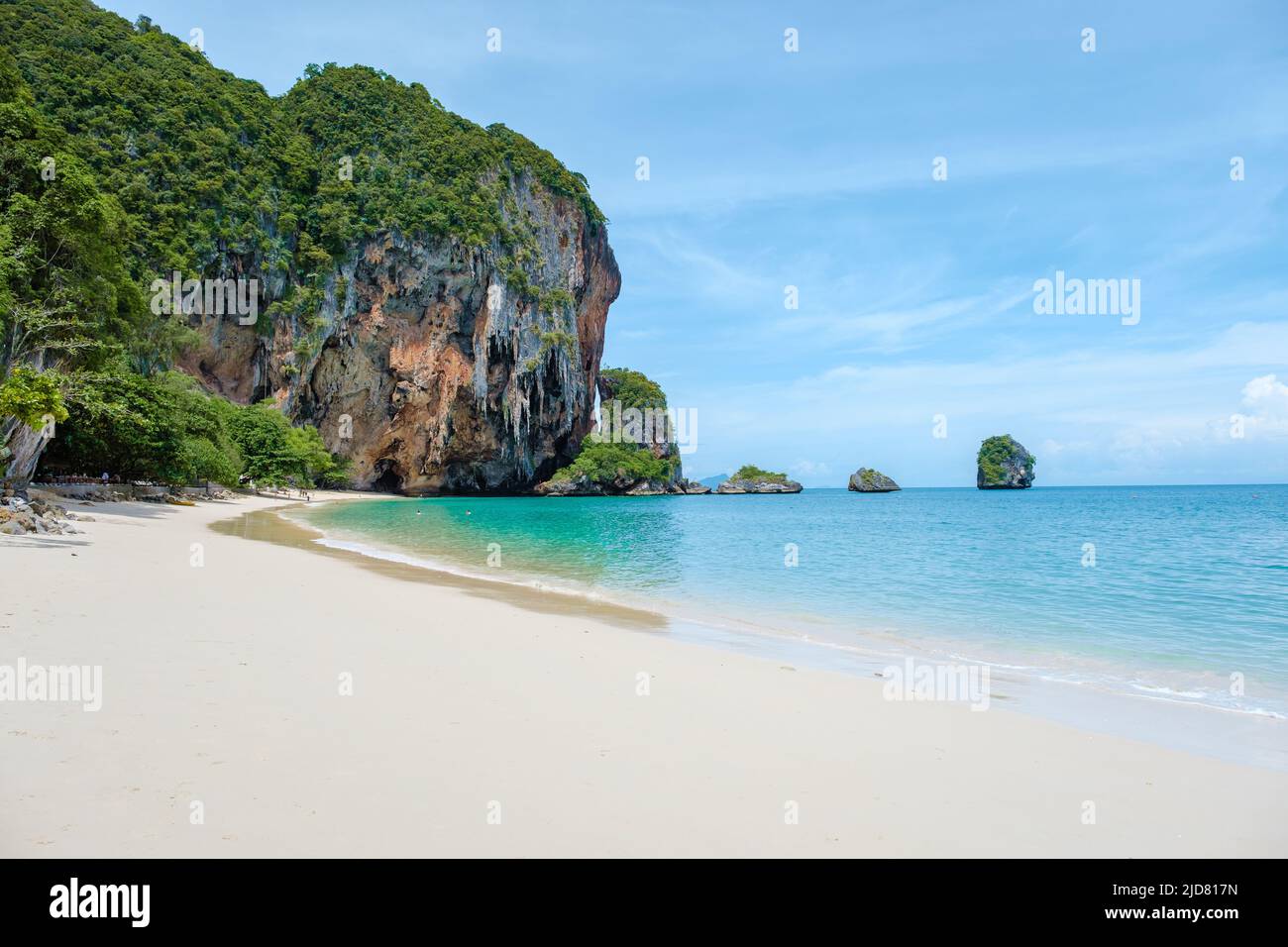 Railay Beach Krabi Thailand The Tropical Beach Of Railay Krabi 