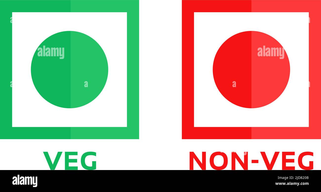 Veg And Non veg Minimal Symbol Stock Vector Image Art Alamy non-veg-icon-at-vectorified-collection-of-non-veg-icon-free-for