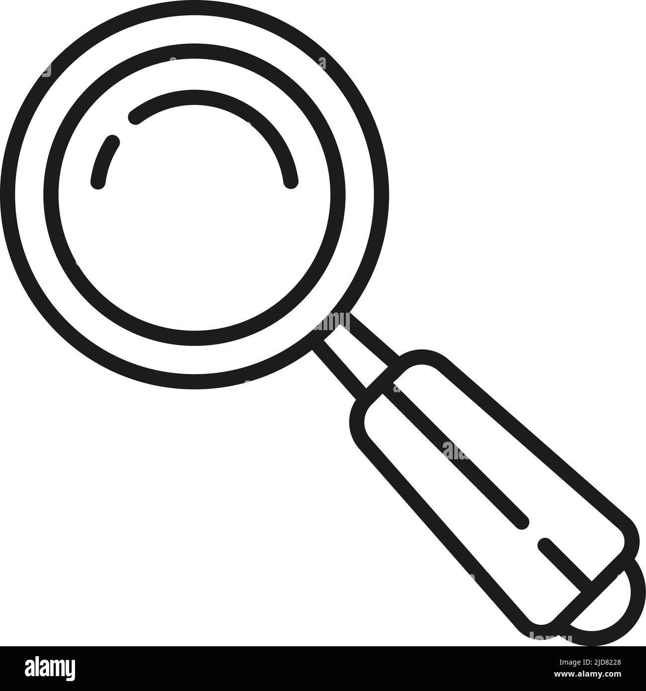 thin line magnify like search icon Stock Vector Image & Art Alamy