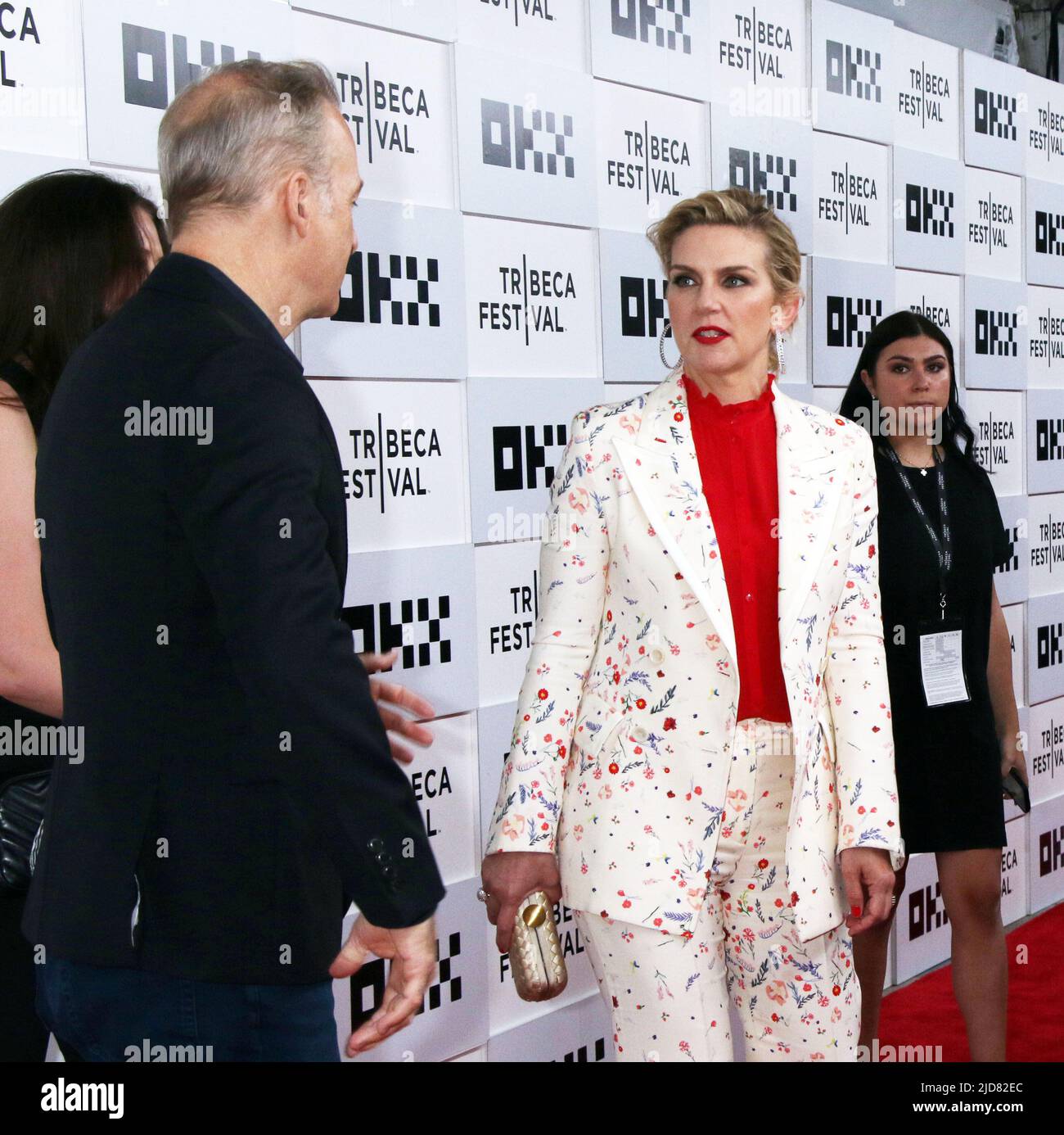 June 18, 2019 Bob Odenkirk, Rhea Seehorn attend Tribeca Film Festival