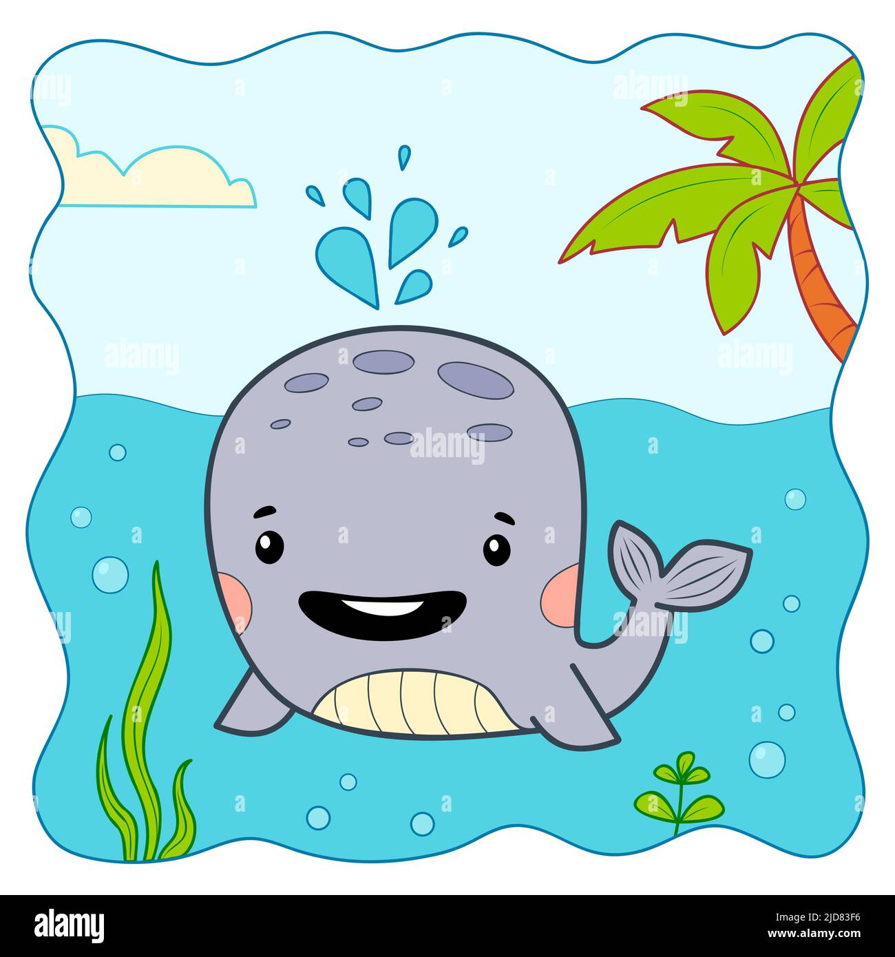 Free Vector  Cute bright fish game cartoon character set vector  illustration of underwater sea or aquarium creatures marine and ocean  tropical animals with smiling faces aquatic saltwater colorful critters