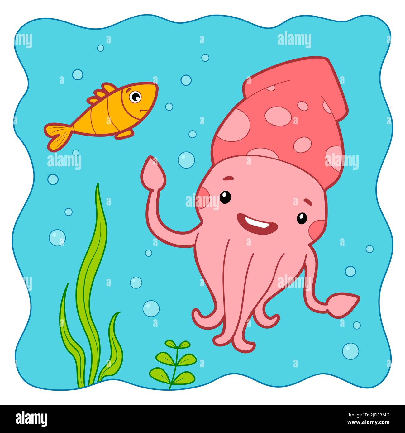 Squid clipart hi-res stock photography and images - Page 2 - Alamy