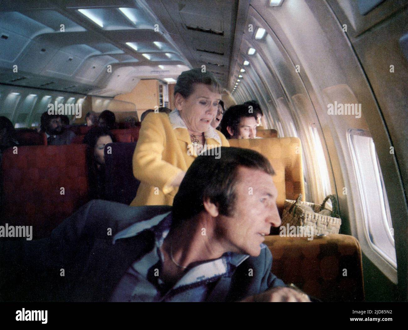 AIRCRAFT PASSENGERS, THE BERMUDA TRIANGLE, 1979, Stock Photo