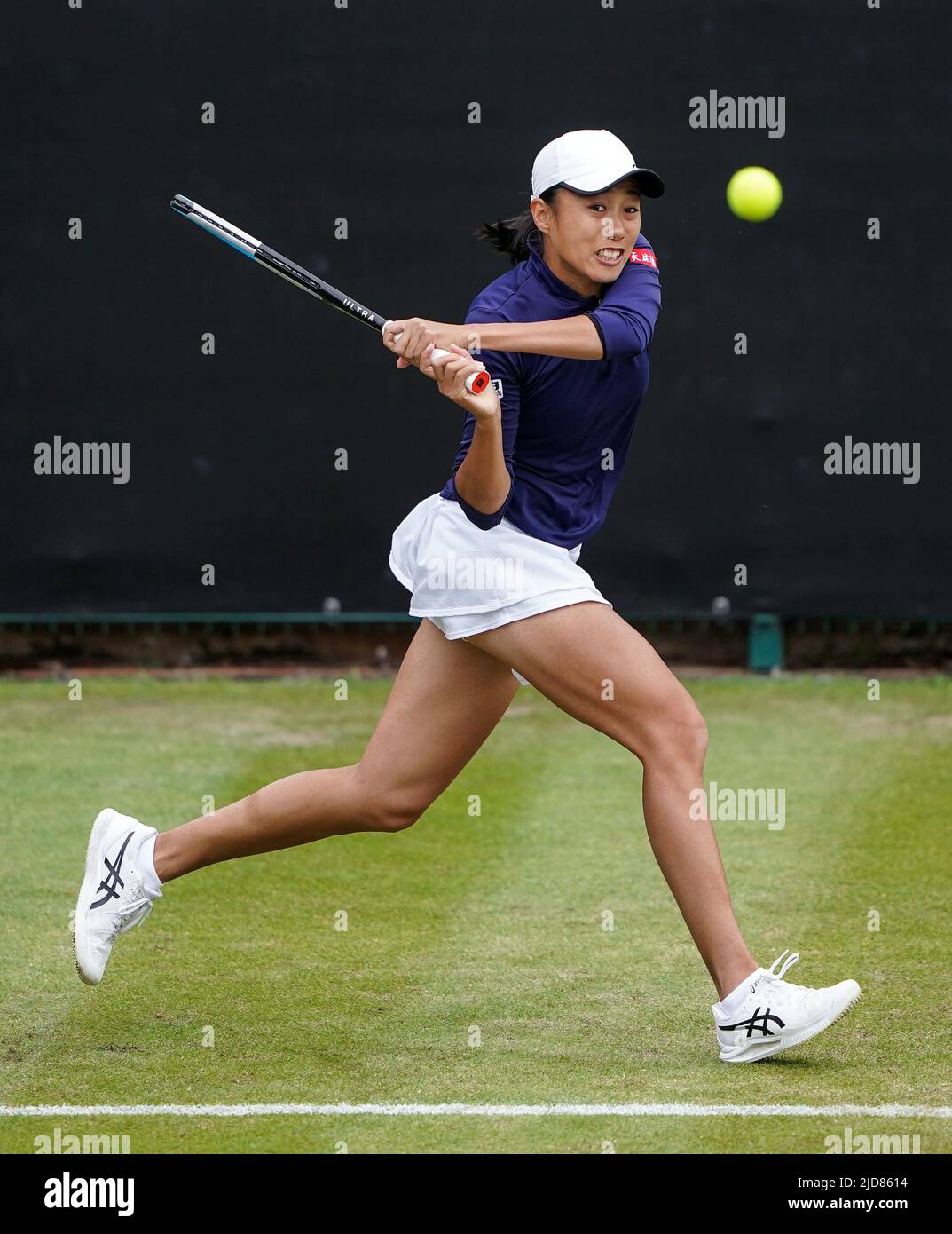 Zhang Shuai in action on day nine of the Rothesay Classic Birmingham at ...