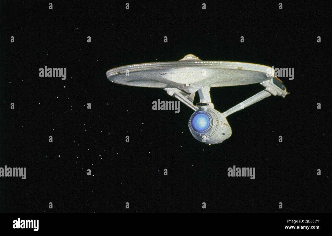 USS ENTERPRISE NCC-1701-A, STAR TREK IV: THE VOYAGE HOME, 1986, Stock Photo