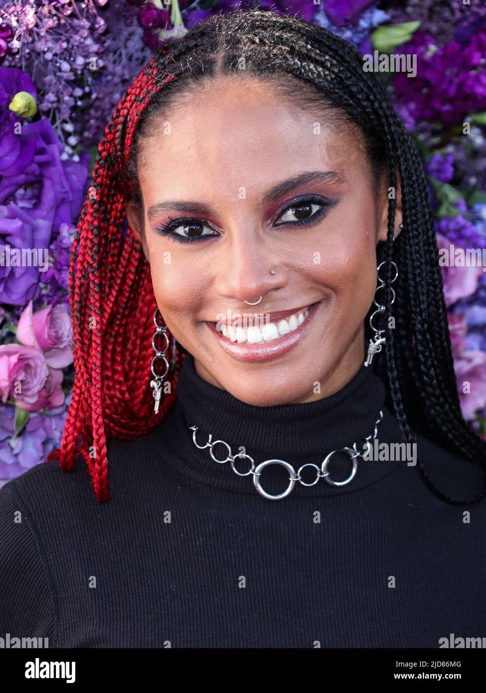 Los Angeles, USA. 18th June 2022. LOS ANGELES, CALIFORNIA, USA - JUNE 18: American television personality Ryan Elizabeth Peete arrives at HollyRod Foundation's DesignCare 2022 Gala held at RJ's Place on June 18, 2022 in Los Angeles, California, United States. (Photo by Xavier Collin/Image Press Agency) Credit: Image Press Agency/Alamy Live News Stock Photo