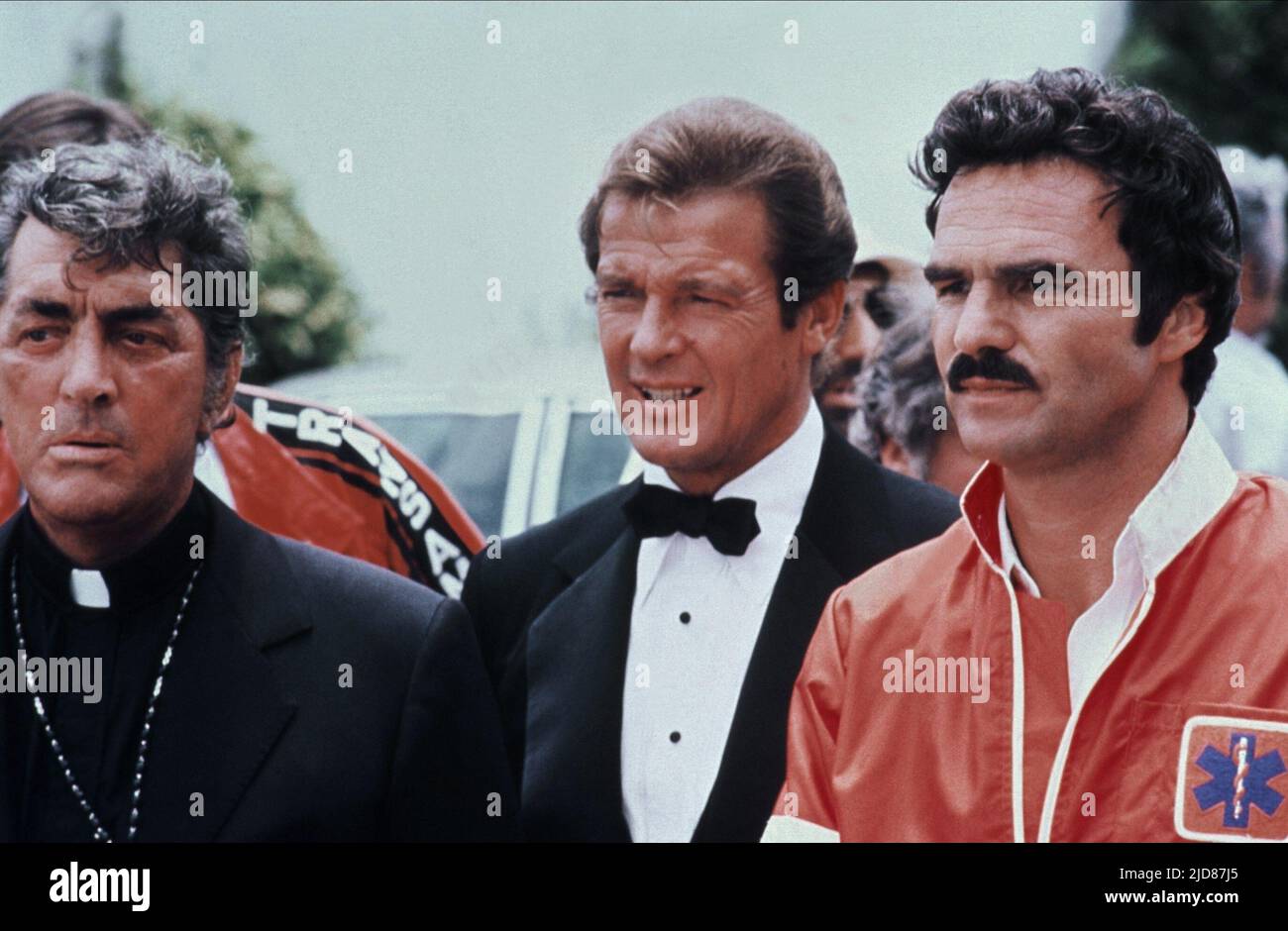 MARTIN,MOORE,REYNOLDS, THE CANNONBALL RUN, 1981, Stock Photo