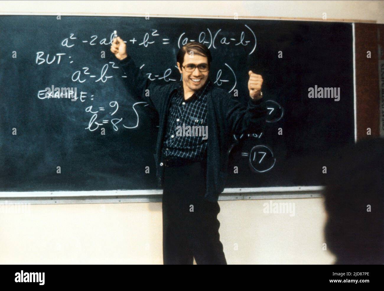 EDWARD JAMES OLMOS, STAND AND DELIVER, 1988, Stock Photo
