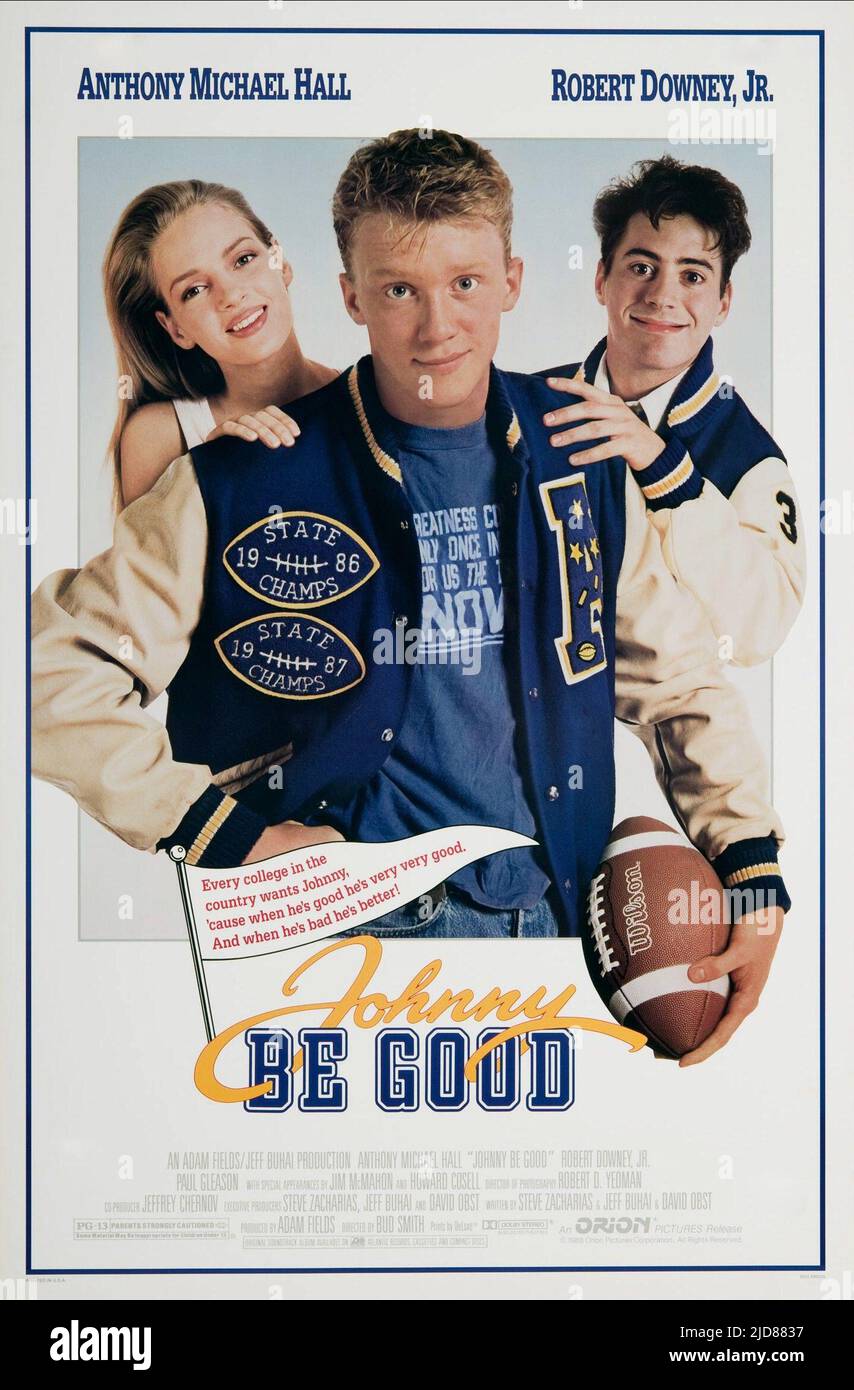 THURMAN,HALL,JR., JOHNNY BE GOOD, 1988, Stock Photo