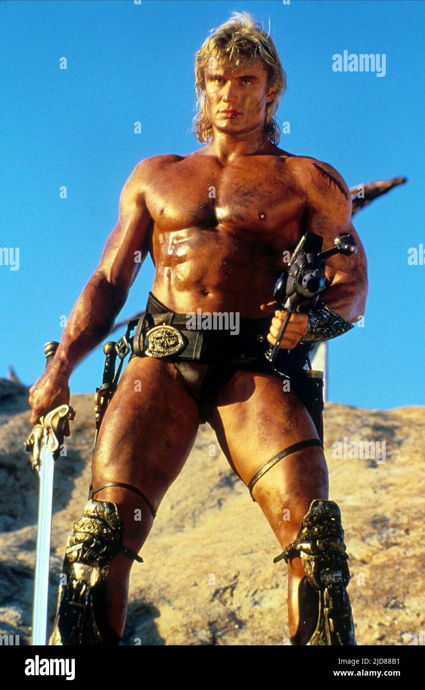 DOLPH LUNDGREN, MASTERS OF THE UNIVERSE, 1987, Stock Photo