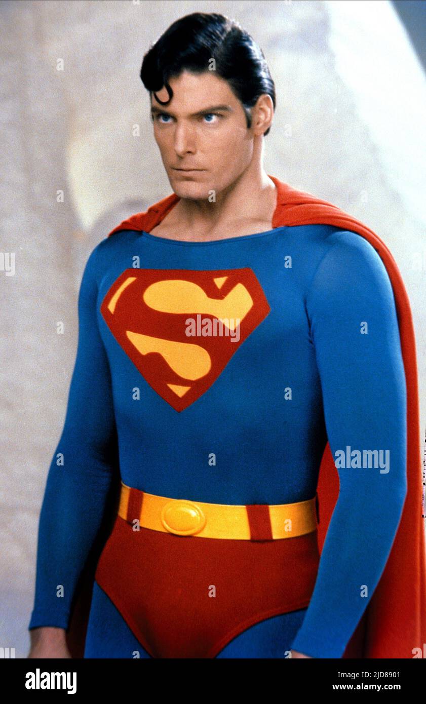 CHRISTOPHER REEVE, SUPERMAN II, 1980, Stock Photo