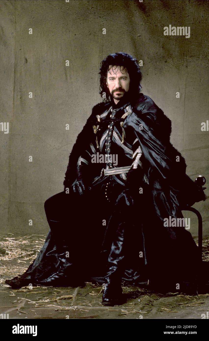 ALAN RICKMAN, ROBIN HOOD: PRINCE OF THIEVES, 1991 Stock Photo