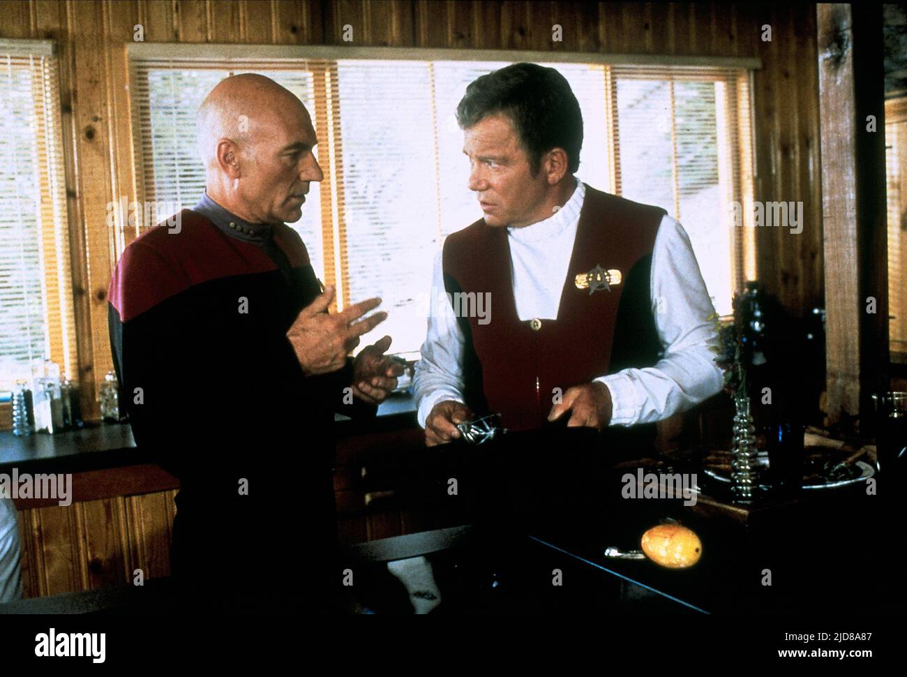 STEWART,SHATNER, STAR TREK: GENERATIONS, 1994 Stock Photo